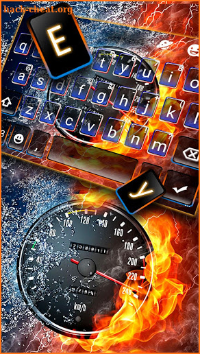 Fast Furious Speed Keyboard Theme screenshot