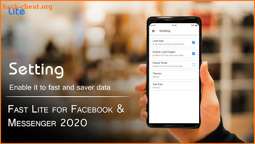 Fast Lite for Facebook & Messenger 2020 screenshot