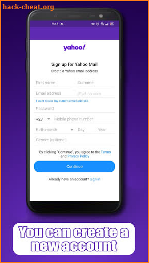 Fast-Login for Yahoo-Mail screenshot
