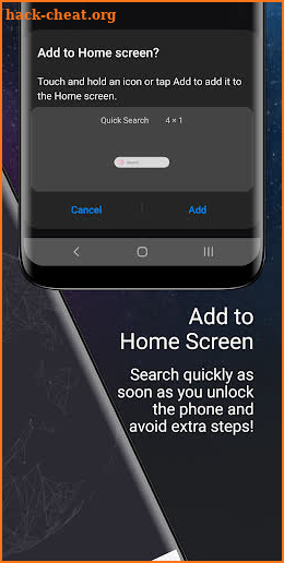 Fast Search Widget screenshot