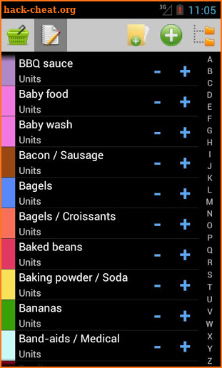 Fast Shopping List screenshot