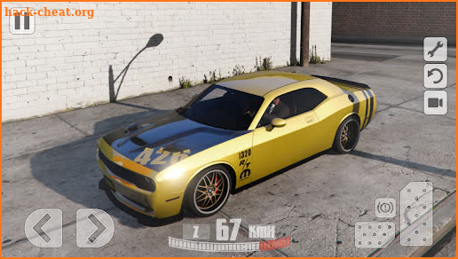 Fast Simulator Dodge Demon Parking City screenshot
