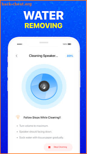 Fast Speaker Cleaner Remove Water Dust & Fix Sound screenshot