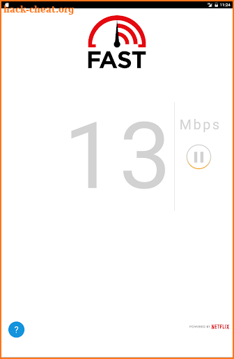 FAST Speed Test screenshot