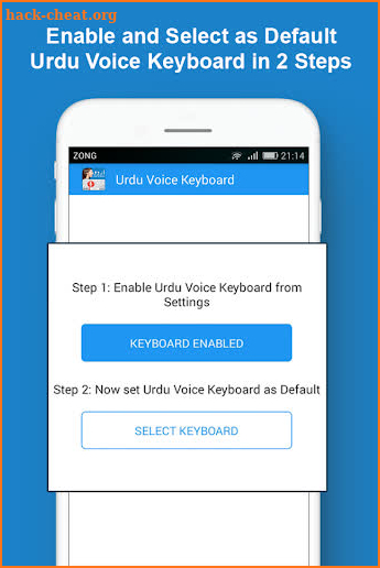 Fast Urdu Voice Keyboard -Easy Urdu English Typing screenshot