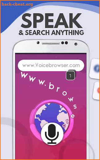 Fast Voice Browser & Web Voice Search screenshot