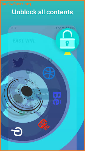 Fast VPN - Protect Privacy & 100% free screenshot