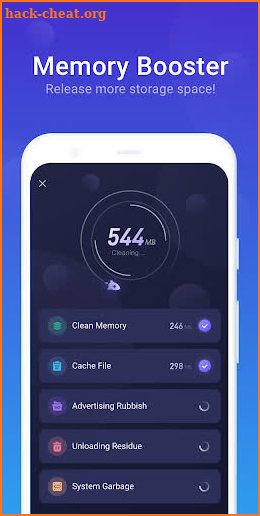 Faster Cleaner-Cache Clean,Andriod Booster Master screenshot