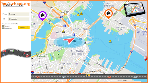 Fastest Route Finder: GPS Maps & Navigations screenshot