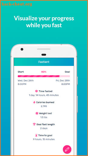 Fastient - fasting tracker & journal screenshot