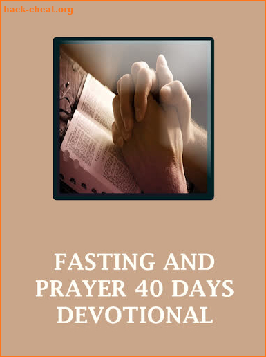 FASTING AND PRAYER screenshot