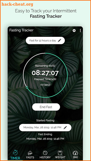 Fasting Hours Tracker - Fast Timer screenshot
