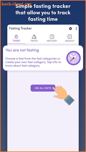 Fasting Tracker - Track your fast screenshot
