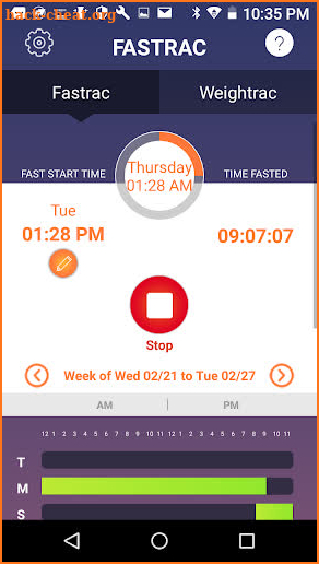 FasTrac - Fasting tracker screenshot