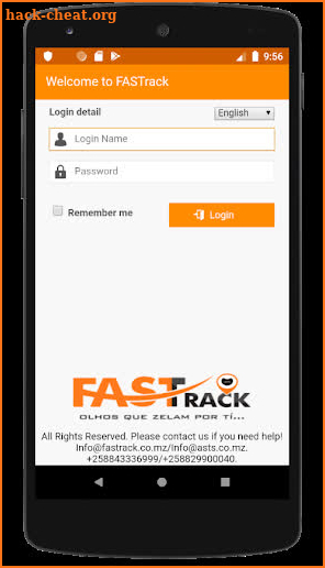 FASTrack GPS screenshot