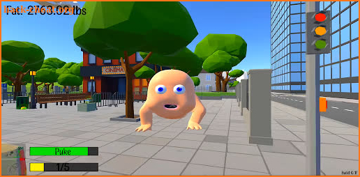 Fat baby tips game screenshot