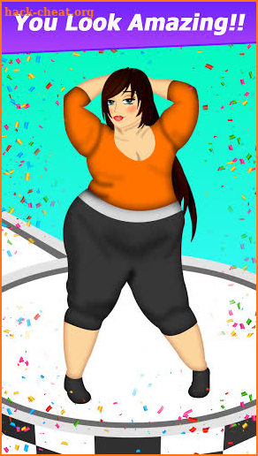 Fat Body 2 fit race food run girl racing game 3d screenshot