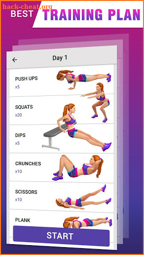 Fat Burning Workout - Belly Fat Burning Exercise screenshot