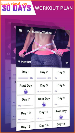 Fat Burning Workout - Belly Fat Workouts for Women screenshot