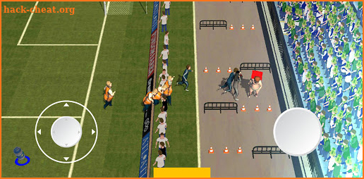 Fat football run! 3d game! Fan on a field! screenshot