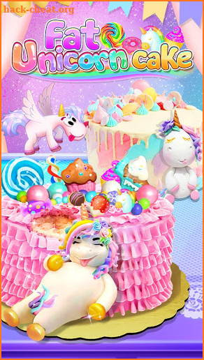 Fat Unicorn Cake screenshot