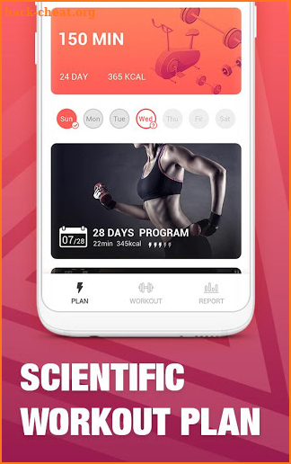 FatGo -----  Free daily home  workout screenshot