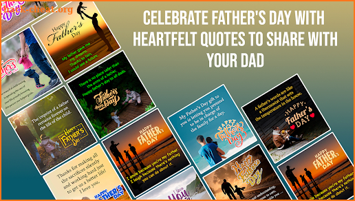 Fathers Day 2025 Quotes Wishes screenshot
