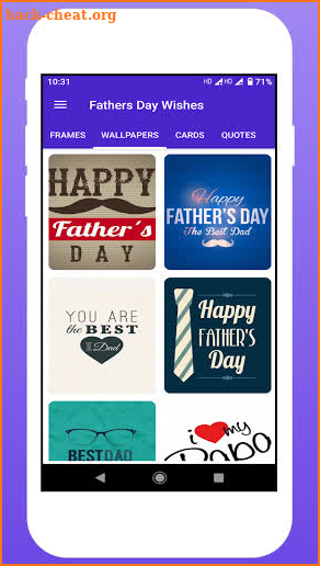Fathers day Cards & Wishes screenshot