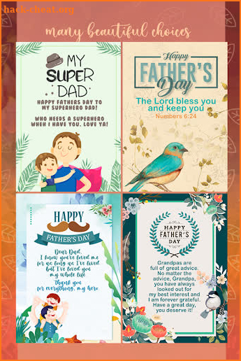 Fathers Day Cards Blessings screenshot