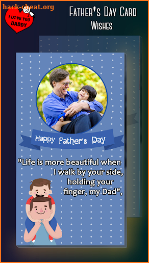 Fathers Day Greeting Card screenshot