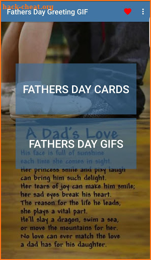 Fathers Day Greeting, Quotes, GIF screenshot