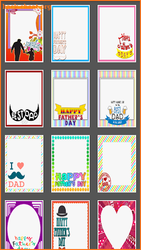 father's day photo frames and stickers 2018 screenshot