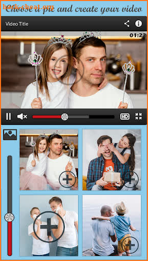 Fathers Day Photo Video Maker screenshot
