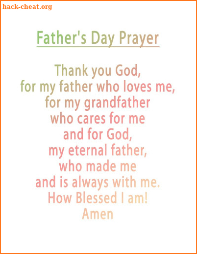 Fathers Day Prayers screenshot