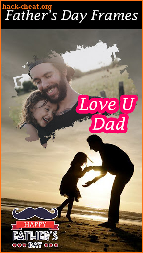 Father's Day Status Video Maker - Frames,Wishes screenshot