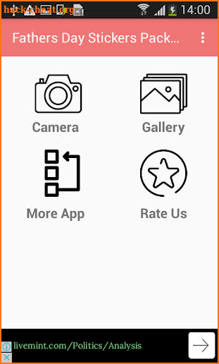 Father's Day Stickers Pack On Photo For Greetings screenshot