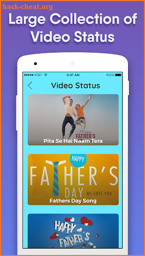 Fathers Day Video status 2018 screenshot