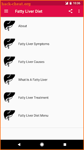 Fatty Liver Diet screenshot