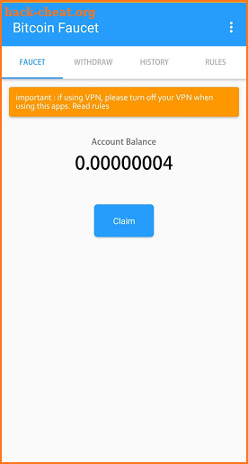 faucet bitcoin free screenshot