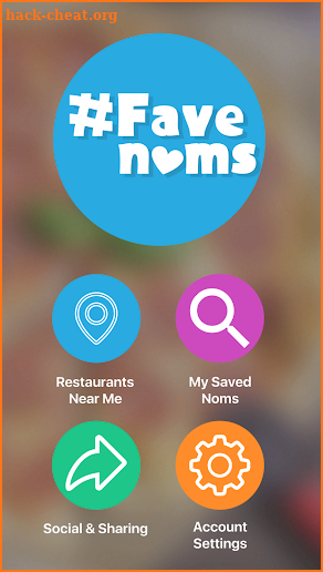 Fave Noms - for dining out screenshot