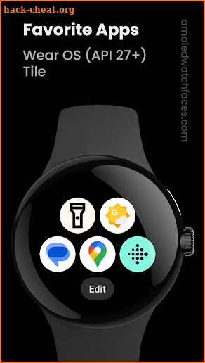 Favorite Apps Tile for Wear OS screenshot