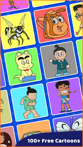 Favorite Cartoon Coloring Books: Paint by Number🎨 screenshot