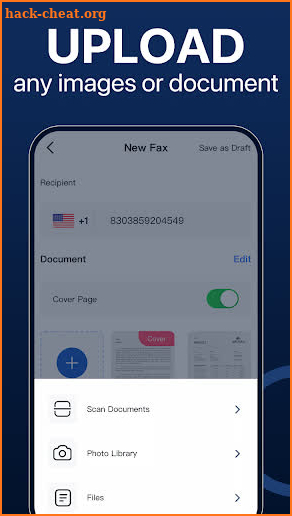 Fax – Easy Fax by Phone APP. screenshot