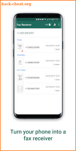 Fax Receiver - Receive Fax to Your Phone screenshot