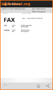 FaxReceive - receive fax phone screenshot