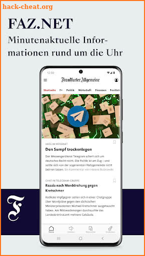 FAZ.NET - Nachrichten screenshot