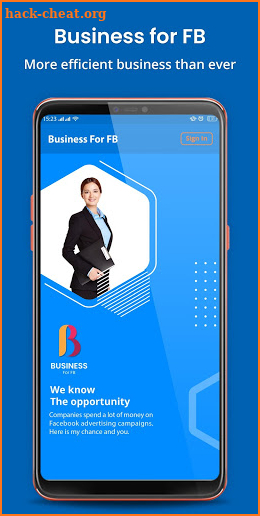 FB Business App screenshot