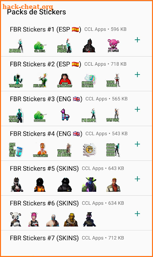 FBR Stickers screenshot