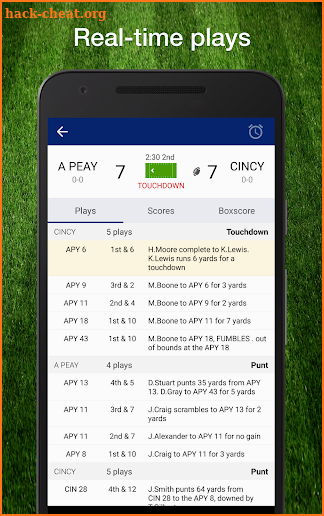 FBS College Football Live Scores, Plays, Schedule screenshot