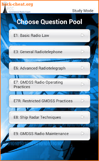 FCC Commercial Radio Exam 2019 screenshot